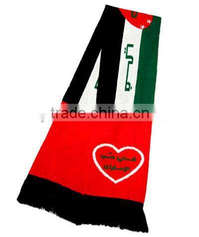 Selling world cup football match scarf sports team scarf popular fashion scarf
