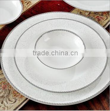 56 pcs Portuguese Grace Design Ceramic Dinnerware Set