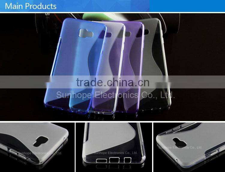 S line design tpu soft mobile phone case For Samsung Galaxy A9 A9000,SM-A900F