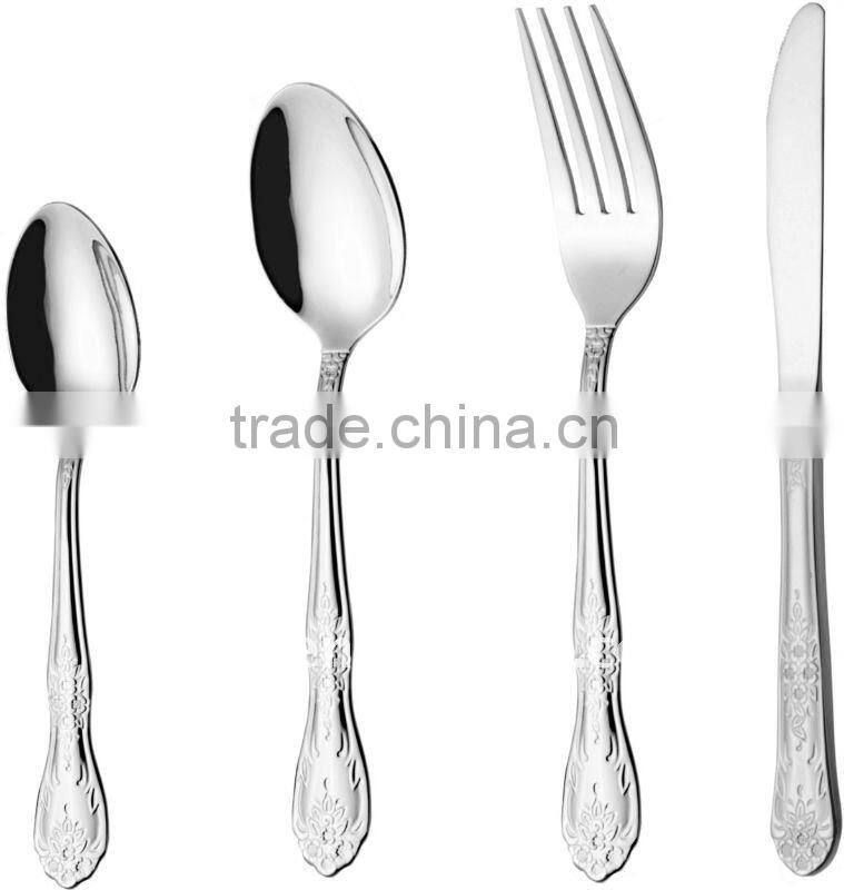 Household dinnerware set stainless steel