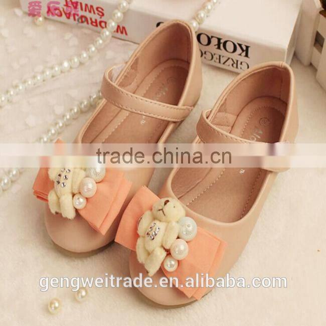 2015 Beautiful Girl Shoes Kids Summer Fish Mouth Shoes Baby Girl Rose Single Shoes