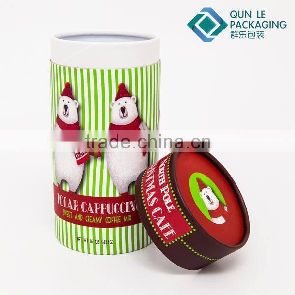 2016 New Design Round Cardboard Sock Gift Boxes with Lid