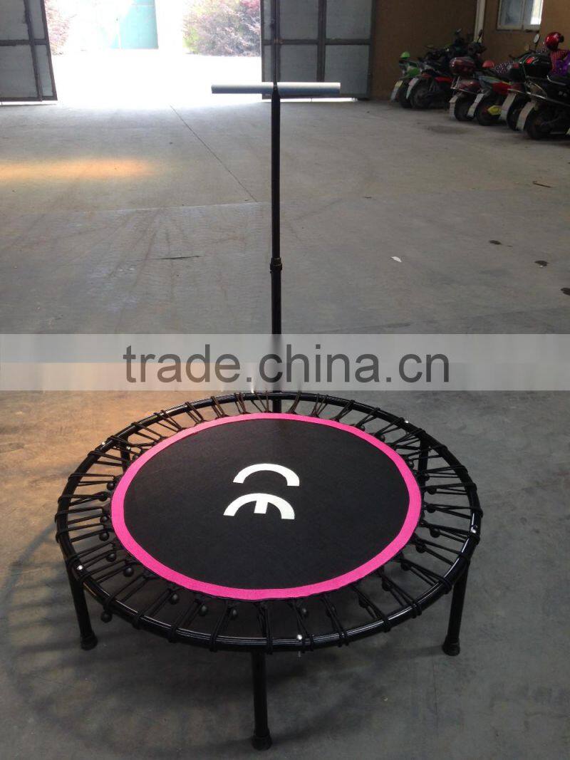 45" kids unfolding mini trampoline with T handle