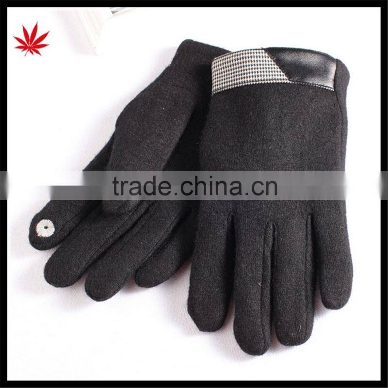men's affordable spandex velvet touch-screen gloves