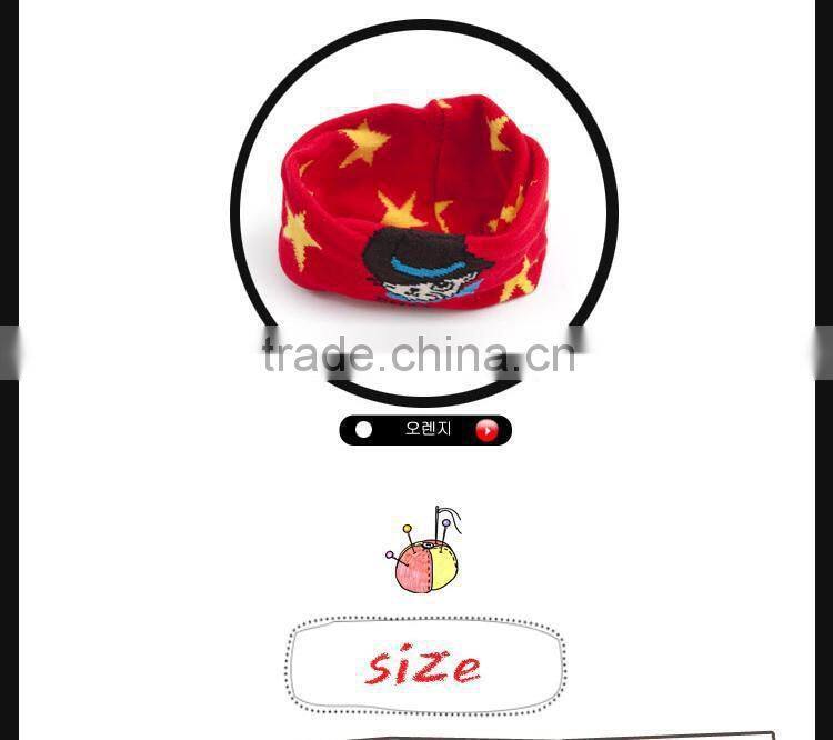 2014 New Arrival Stars And Cute Cats Pattern Kids Baby Winter Circle Loop Scarf