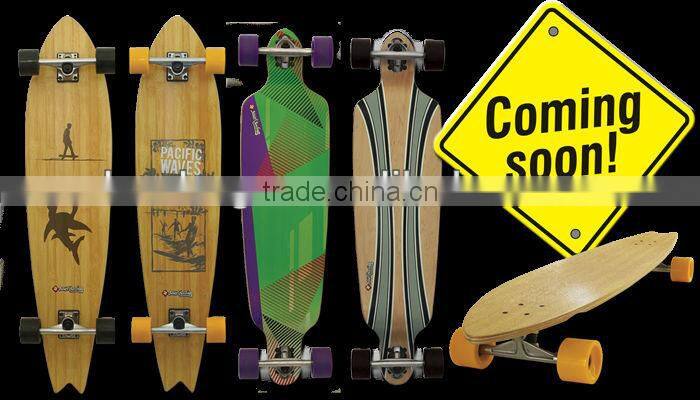 wholesale Canada Maple skateboard with grip tape longboard