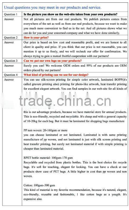 2013 polyester drawstring backpack