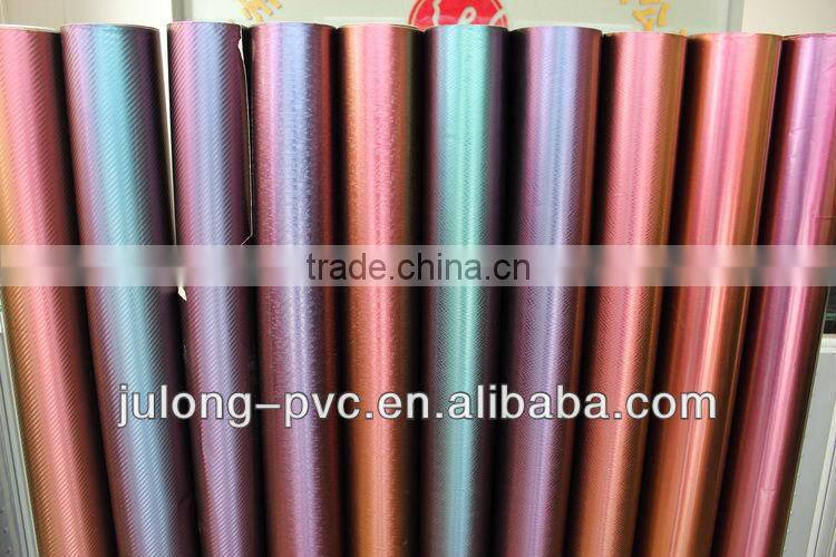High durability chameleon 3D carbon fiber vinyl car wrap 1.52*30m
