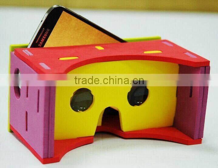 2015 new EVA google cardboard for iphone 6plus and android phones