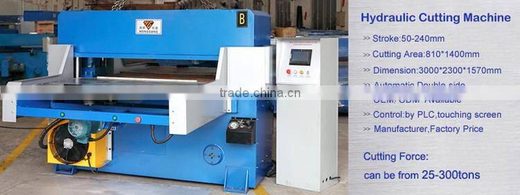 hydraulic automatic pvc sponge flooring press cutting machine