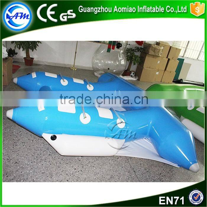 Fashionable water game good price inflatable flying fish towable