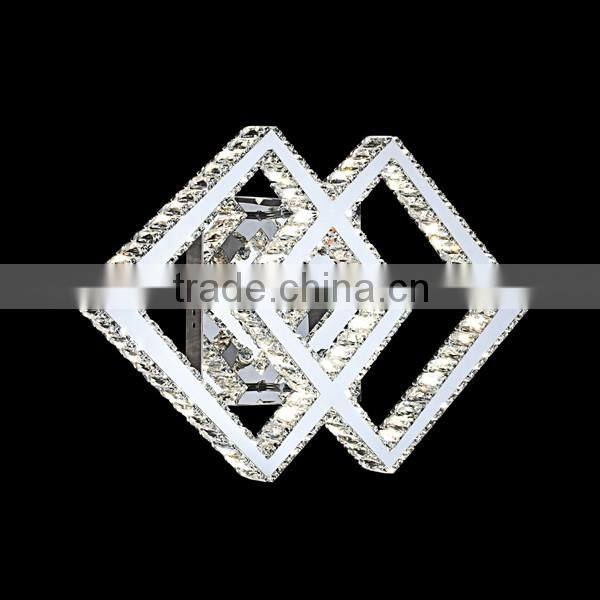 Home Decoration stainless steel crystal wall lamp cheap