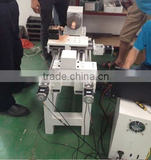 KC340 mini lathe machine CNC wooden bowl making machine/cnc turning machine