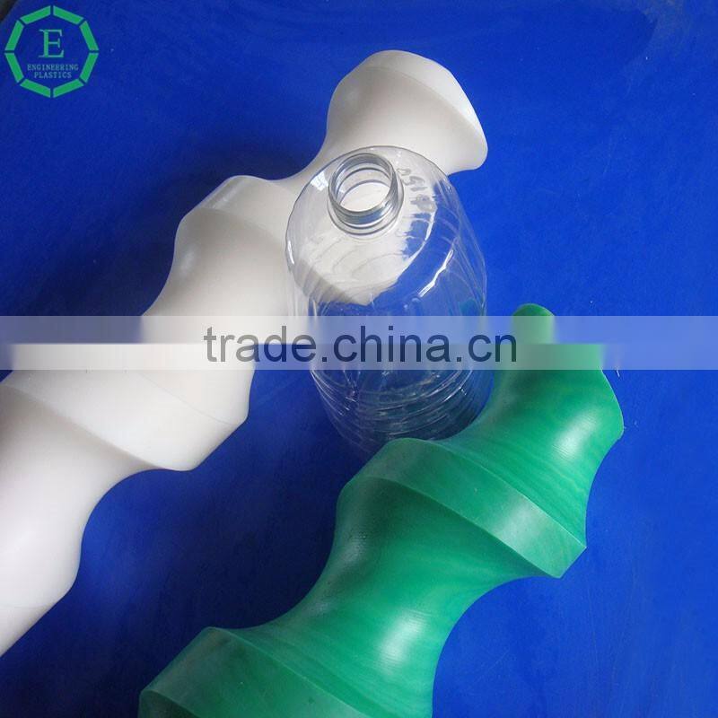 Good self-lubrication CNC machined for plastic uhmw-pe conveyer screw