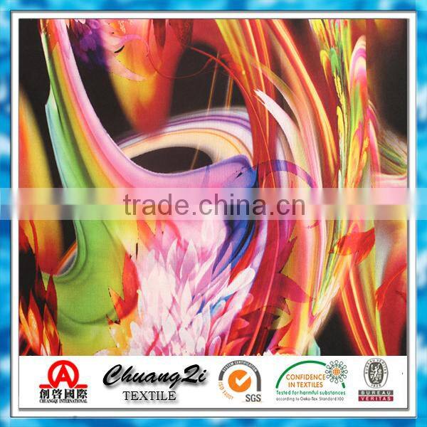 100 rayon print flowers voile fabric for dresses