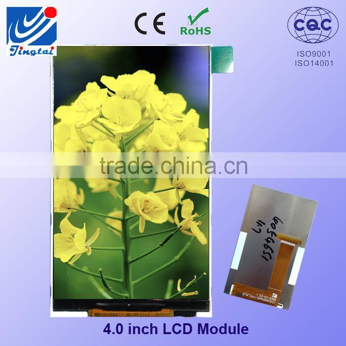 High brightness tft 4" custom lcd display modules with rohs certification