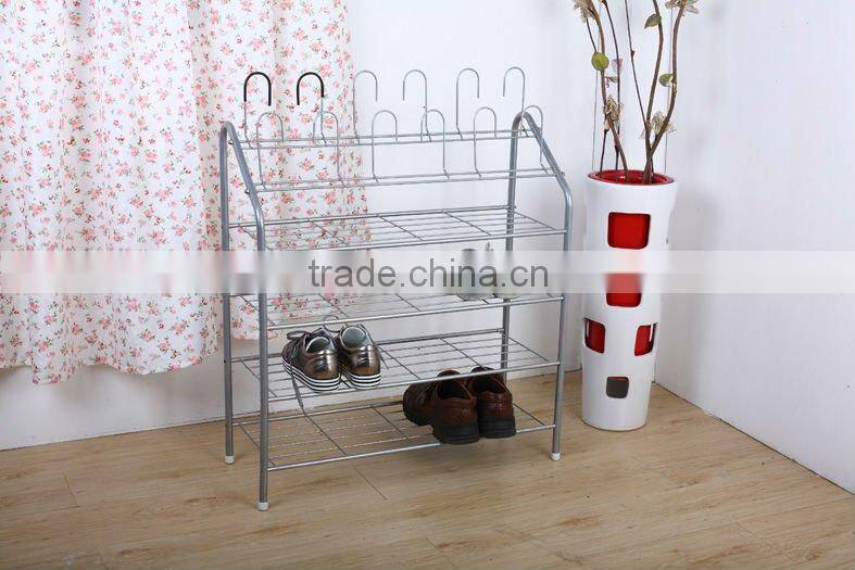 Four Tiers Metal Shoes shelf