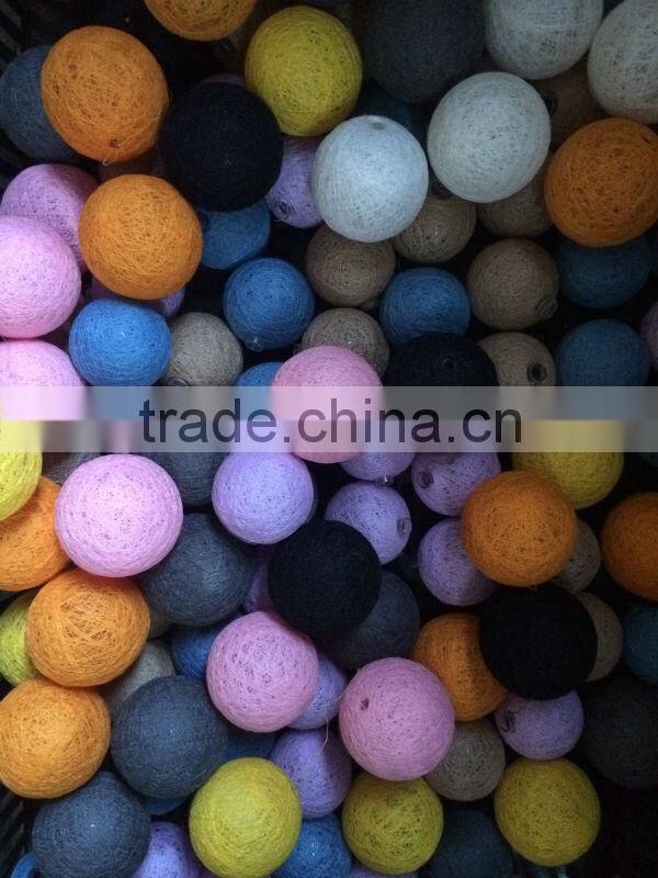 diameter 6cm bright battery operated cotton ball