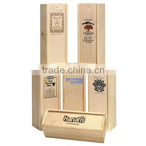 Chinese Customized Single Bottle Wood Wine Box
