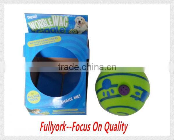 Wobble Wag Giggle Ball As Seen On TV Dog Play Ball Dog Toys With Funny Sounds