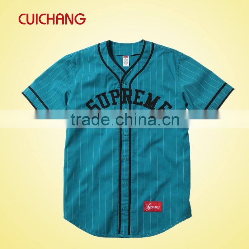 high quality fashion custom baseball jersey with 1 pc MOQ
