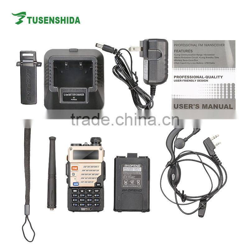 Long Distance Dual Band vhf uhf Baofeng Radio BF-UV5RE 5w Two Way Radio
