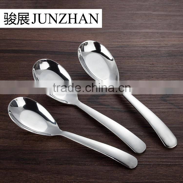 Soup spoon stainless steel 410 of mirror polish and gold color