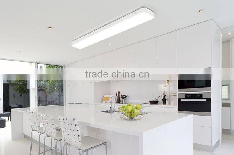 retangular white or black square ceiling panel light