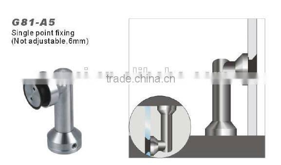 Stainless Steel Glass Connectors to Connect Glass And Wall With 90 Degree Angle