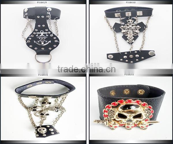 Stainless Steel Silver Jewelry Halloween Tentacles Skeleton Bangle