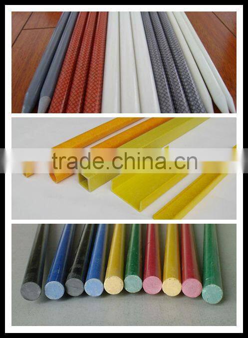 Fence posting rod ,FRP/GRP pipes, FRP Insulative I Beam, fiberglass building material beams