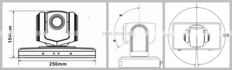 SD PTZ Conference Camera with SONY 18x zoom Conferencing Camera
