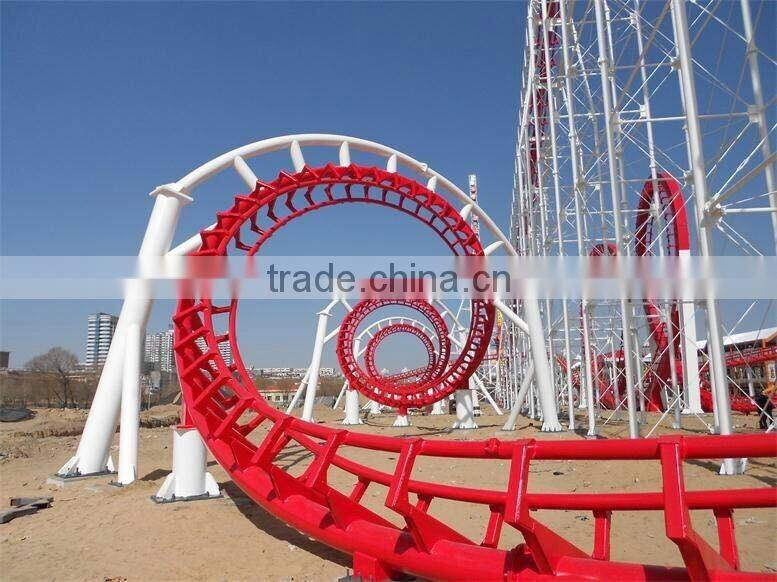 hot!!! Amusement park rides the 6-loop Roller Coaster for sale