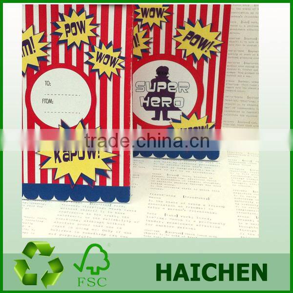 Superhero thanksgiving plastic gift paper bag