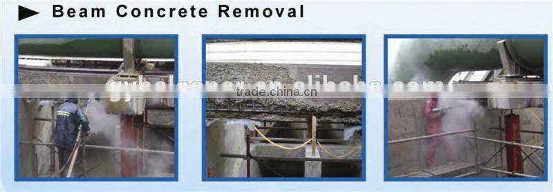 concrete removal high pressure water jetting machine concrete surface rough machine