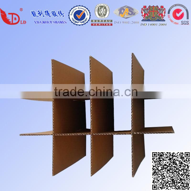 Corrugated carton wine box with the insert cardboard,packaging wine box