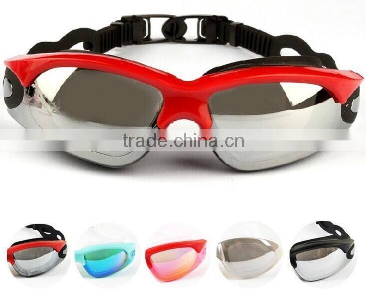 2016 custom silicone swimming goggles