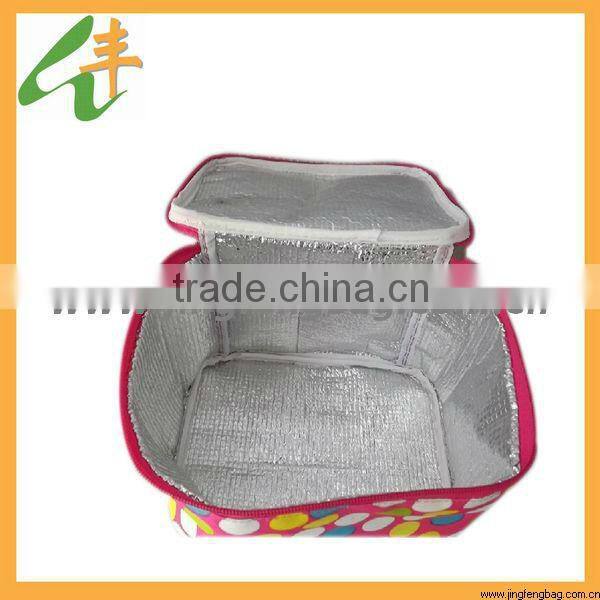 colorful printed ice cream cooler bag