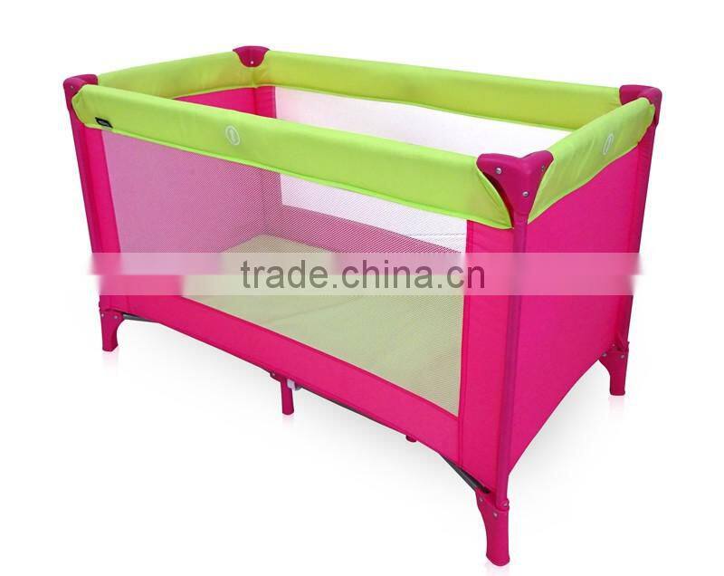 Portable Baby Child Travel Cot 2-in-1 Infant Playpen Bed Bassinet