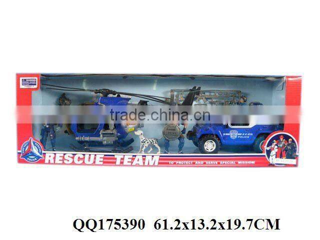 Funny police play set toy