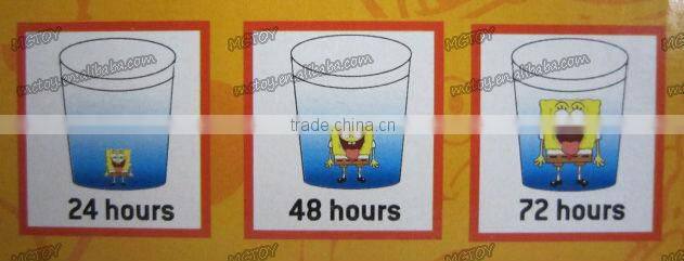 Factory supplier New Growing spongebob magic grow in water toys