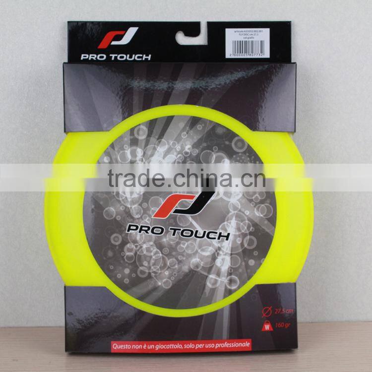 OS02039 175g/27.5cm Plastic Flying Disc/Frisbee for Ultimate Outdoor & Sports PE Material Customized Logo