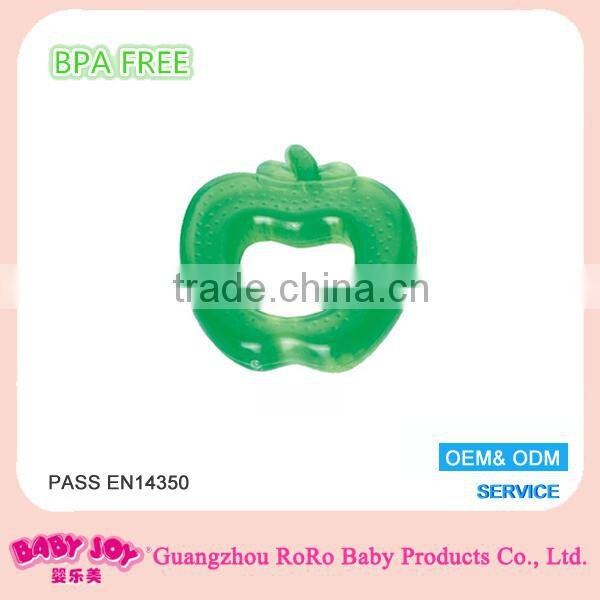 Professional factory supply 100% food grade soft round shape pendant teether wholesale