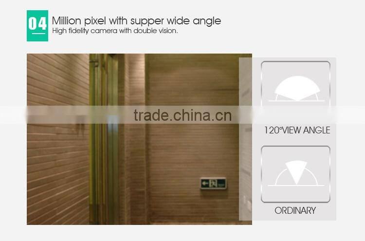 Waterproof WiFi video doorbell for smartphones & tablets,ID card reading function