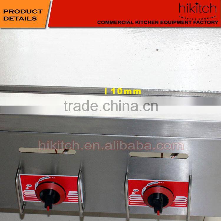 Stainless Steel Griddle Counter Top Flat Plate Gas Griddle in Guangzhou