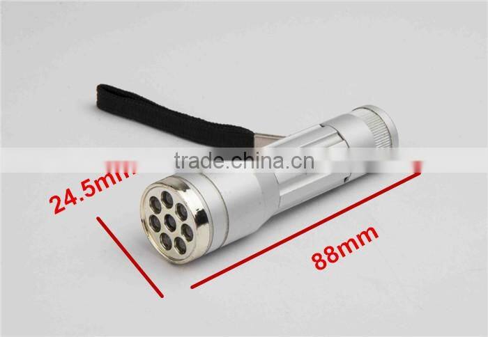 top quality customized promotion aluminum torch light led mini torch