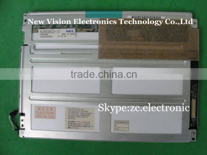 Original A+Grade NL8060BC26-13 10.4" inch 800*600 LCD Screen Display