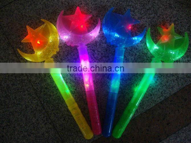 Magic led light up star stick