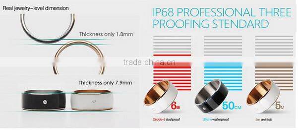 Wholesale Latest Wearable Tech New Gadgets 2015 Smart Timer Ring Compatible to NFC Watch Phones