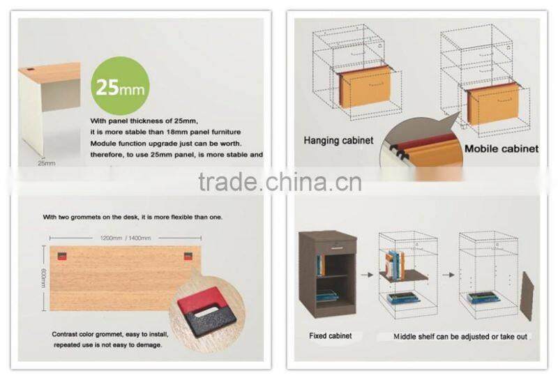 Office executive desk modular furniture wood computer table models